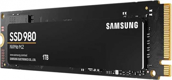 Твердотельный накопитель Samsung 980 [MZ-V8V1T0BW] [ 1 ТБ, M.2 2280 PCI-E, чтение: 3500 МБ/с, запись: 3000 МБ/с