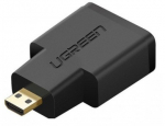 Адаптер UGREEN 20106 Micro HDMI Male to HDMI Female Adapter (Black)