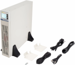 ИБП Ippon Na+ RTA 2000 2000W/Rack online/батарея 12V 4,8Ah*6/USB-B /RS-232/EPO/8 IEC/ЖК-дисплей/поддержка SNMP/Белый