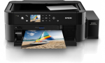 МФУ Epson L850, Принтер A4, 5760x1440dpi, Копир 1200x2400, Сканер A4, 1200x2400dpi, USB, C11CE31402