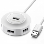 HUB UGREEN CR106 USB 2.0 Hub 4 Ports 1m (White)