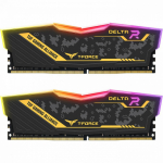 ОЗУ Team Group, DELTA TUF RGB 16GB Kit, DDR4 (2x8GB), 3600Mhz, CL18-22-22-42,  1.35V, TF9D416G3600HC18JDC01