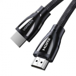 Кабель Ugreen HD140 HDMI A M/M Cable with Braided, 1m, 80401