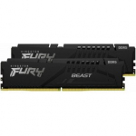 ОЗУ Kingston Fury Beast RGB 32Gb(16x2) 6000MHz DDR5 DIMM, CL40, 1.35v, KF560C40BBK2-32