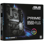 Сист. плата ASUS PRIME B560-PLUS, B560, 1200, 4xDIMM DDR4, 2xPCI-E x16, M.2, 6xSATA, DP, HDMI, BOX