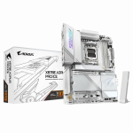 Сист.плата Gigabyte X870E A MASTER X ICE, X870E, AM5, 4xDDR5, 3xPCI-E x16, M2, SATA, USB-C, HDMI, WIFI7, WHITE, BOX
