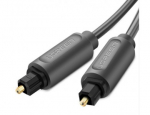 Аудиокабель UGREEN AV122 Toslink Optical Audio Cable, 2m, Black, 70892