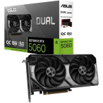 Видеокарта ASUS DUAL-RTX5060-O8G-A, 8Gb GDDR7 Advanced OC Edition, 128bit, HDMI, DP, BOX