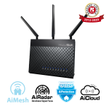 Маршрутизатор Asus RT-AC68U Wireless-AC1900 Dual-Band USB3.0 Gigabit Router, IEEE 802.11ac/a/b/g/n, 1300+600Mbps,AiCloud Маршрутизатор Asus RT-AC68U Wireless-AC1900 Dual-Band USB3.0 Gigabit Router, IEEE 802.11ac/a/b/g/n, 1300+600Mbps,AiCloud