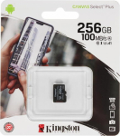 Карта памяти Kingston 256GB microSDXC Canvas Select Plus 100R A1 C10 Single Pack w/o Adapter, SDCS2/256GBSP