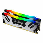 ОЗУ Kingston Renegade Silver RGB 32Gb (16x2) 6000MHz DDR5 DIMM, CL32, 1.25v,  KF560C32RSAK2-32