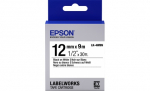 Лента Epson LK4WBN Std Blk/Wht 12/9, 12mm, 9m, C53S654021