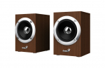 Колонки Genius SP-HF280 Wood,  3W x 2, 4ОМ, 100Hz-20KHz, 1,2 м, 3,5мм 31730028400