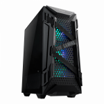 Кейс ASUS TUF Gaming GT301, ATX/micro ATX/Mini ITX, USB 3.1, 3x120mm AURA RGB, без Б/П, Чёрный