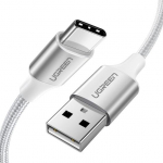 Кабель UGREEN US264 USB 2.0 C M/M ABS Cover 1m (White) Кабель UGREEN US264 USB 2.0 C M/M ABS Cover 1m (White)
