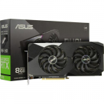 Видеокарта ASUS DUAL-RTX3070-8G-V2, Dual fan, 8Gb/256bit GDDR6, 2xHDMI 2.1, 3xDP 1.4a, HDCP, BOX