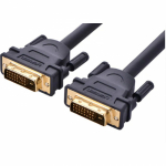 Кабель Ugreen DV101 DVI (24+1) Male to Male Cable Gold Plated 2m (Black) 11604