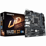 Сист. плата Gigabyte H410M-S2, H410, 1200, 2xDIMM DDR4, 1xPCI-E x16, 2xPCI-E x1, 4xSATA, D-Sub, mATX