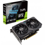 Видеокарта ASUS Dual GeForce RTX™ 3050 V2 OC Edition 8GB GDDR6, 128bit, 2560 CUDA Core, DVI-D, HDMI, DP, BOX