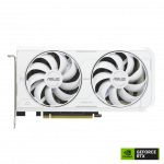 Видеокарта ASUS Dual GeForce RTX 3060Ti White OC Edition, 8GB GDDR6X, 256bit,1xHDMI,3xDP,DUAL-RTX3060TI-O8GD6X-WHITE,BOX