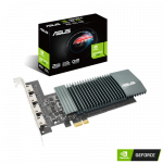 Видеокарта ASUS GT710-4H-SL-2GD5, 2Gb/64bit GDDR5, 4xHDMI 2.1, HDCP, BOX Видеокарта ASUS GT710-4H-SL-2GD5, 2Gb/64bit GDDR5, 4xHDMI 2.1, HDCP, BOX