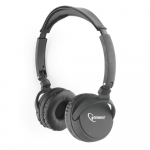 Гарнитура стерео беспров. Gembird BHS-100, чёрный, Bluetooth v.5.0, складная
