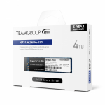 Твердотельный накопитель Team Group MP34, 4Tb, 2280, PCI-E 3.x x4, чтение - 3500 Мбайт/сек, запись - 2900 Мбайт/сек, 3 б