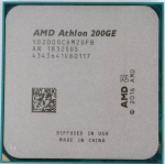 Процессор AMD Athlon 200GE, 3.2Gh(Max) , AM4, 2C/4T, 5MB(L2+L3), 35W, Radeon Vega Graphics OEM