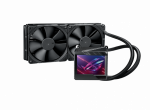 СЖО ASUS ROG RYUJIN 240 II, AIO, 2x120mm fan, 60mm fan, 1700 Socket, RGB, BOX