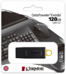 USB- Flash Kingston DTXM/128GB, USB 3.2 Gen 1, черный пластик