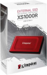 Внешний SSD Kingston 1TB XS1000 Red USB 3.2 Gen 2, 1050 МБ/с (чтение), 1000 МБ/с (запись)