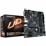 Сист. плата Gigabyte B460M DS3H 1.0, B460, 1200, 4xDIMM DDR4, PCI-E x16, M2, 6xSATA, 2xPCI-Ex1,D-Sub,DVI,HDMI, mATX, BOX