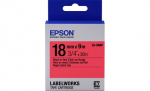 Лента пастельная Epson C53S655002, LC-5RBP9, 18 мм, красная/черная, 9м