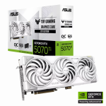 Видеокарта ASUS TUF-RTX5070TI-O16G-BTF-WHITE, 16Gb GDDR7, 256 Bit, 8960 CUDA, HDMI, DP, WHITE, BOX