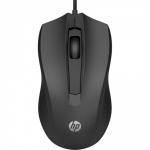 Мышь оптическая проводная HP 6VY96AA 100 Black, USB-A