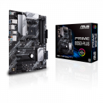 Сист. плата PRIME B550-PLUS, B550, AM4, 4xDIMM DDR4, 2xPCI-E x16, 3xPCI-E x1, 2xM.2, 6xSATA, 1gbLAN, ATX, BOX