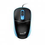 Беспроводная мышь Genius NX-7123 BLK+Blue 2.4Ghz/1200dpi/Copilot/31030043401