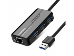Конвертер сигнала UGREEN 20265 USB 3.0 Hub with Gigabit Ethernet Adapter Конвертер сигнала UGREEN 20265 USB 3.0 Hub with Gigabit Ethernet Adapter