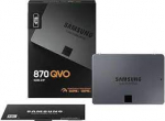 Твердотельный накопитель SSD Samsung 870 EVO, MZ-77Q4T0BW, 4Tb ГБ, 2.5quot; SATA III, чтение: 560 МБ/с, запись: 530 МБ/с,TLC