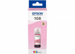 Контейнер с светло-пурпурными чернилами Epson 108 C13T09C64A/ЖЕЛТАЯ НАКЛЕЙКА