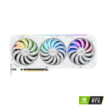Видеокарта ASUS ROG-STRIX-RTX3080-O10G-WHITE-V2, Triple fan, 10Gb/320bit GDDR6X, 2xHDMI 2.1, 3xDP 1.4a, HDCP, BOX