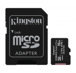 Карта памяти Kingston 16GB microSDHC Canvas Select Plus 100R A1 C10 Card + Adapter, SDCS2/16GB