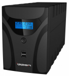 ИБП Ippon Back Power Pro II Euro 2200, 2200VA, 1200Вт, AVR 162-290В, 4хEURO, управление по USB, RJ-45, LCD