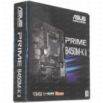 Сист. плата ASUS PRIME B450M-A II, B450, AM4, 2xDIMM DDR4, PCI-E x16, 2xPCI-Ex1, M.2, 4xSATA, D-Sub, DVI, mATX, BOX