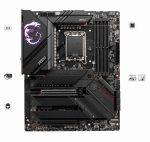 Сист. плата MSI MPG Z790 CARBON WIFI, Z790, 1700, 4xDDR5, 2xPCI-Ex16, PCI-Ex1, 5xM.2, 6xSATA, HDMI, Type-C, WIFI6E, BOX
