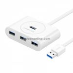 HUB UGREEN CR113 USB 3.0 Hub  1m (White)