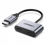 Конвертер Ugreen CM232 USB-C One-Two 60165