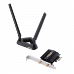 Двухдиапазонный беспроводной адаптер ASUS PCE-AX58BT Wi-Fi 6 (802.11ax)/PCIe/2 антенны/BT 5.0/WPA3/OFDMA,90IG0610-MO0R00 Двухдиапазонный беспроводной адаптер ASUS PCE-AX58BT Wi-Fi 6 (802.11ax)/PCIe/2 антенны/BT 5.0/WPA3/OFDMA,90IG0610-MO0R00