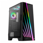 Компьютерный корпус Aerocool Mirage-G-BK-v2, ATX/Micro ATX, USB 2*3.0/1*2.0,HD-Audio+Mic, Кулер 3*12см ARGB, Без Б/П Компьютерный корпус Aerocool Mirage-G-BK-v2, ATX/Micro ATX, USB 2*3.0/1*2.0,HD-Audio+Mic, Кулер 3*12см ARGB, Без Б/П