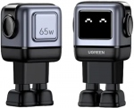 Зарядное устройство Ugreen CD361 25685B Nexode 65W 1*USB-A/2*USB-C Robot GaN Fast Charger